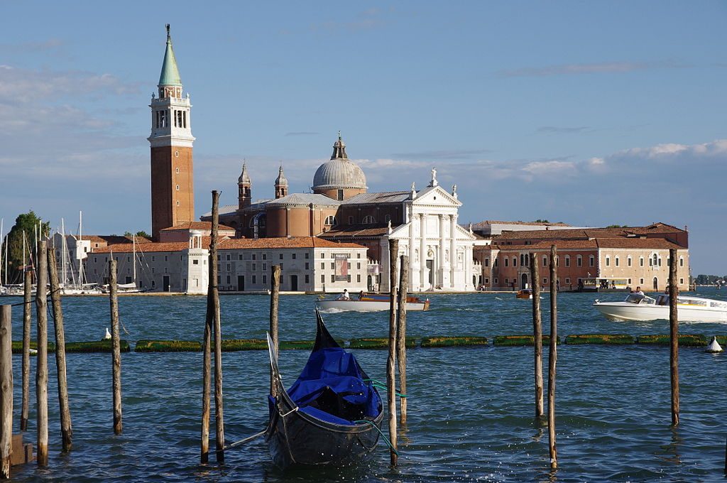 Basilique San Giorgio Maggiore le long du Grand Canal de Venise