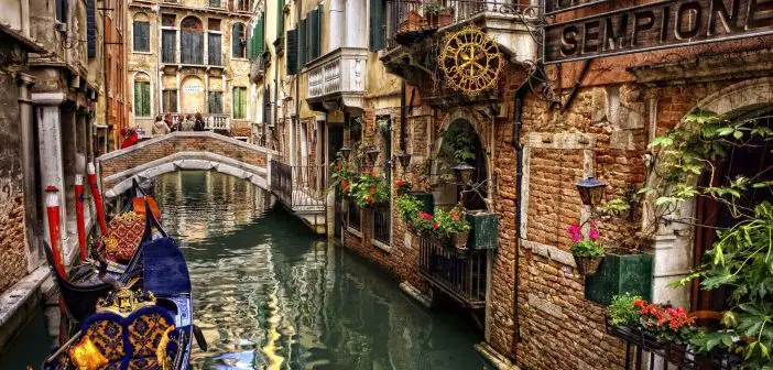 Un canal de Venise