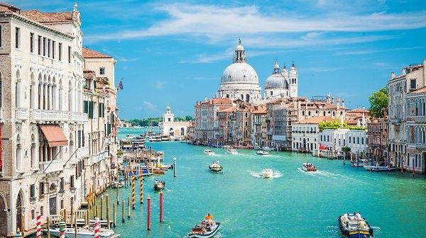 Vue de Venise depuis le Grand Canal