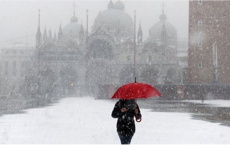 Quand visiter Venise l'hiver sous la neige