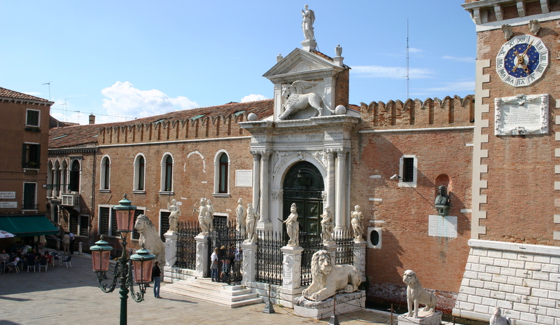 Arsenal de Venise quartier du castello venise