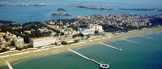 île du Lido Venise plage