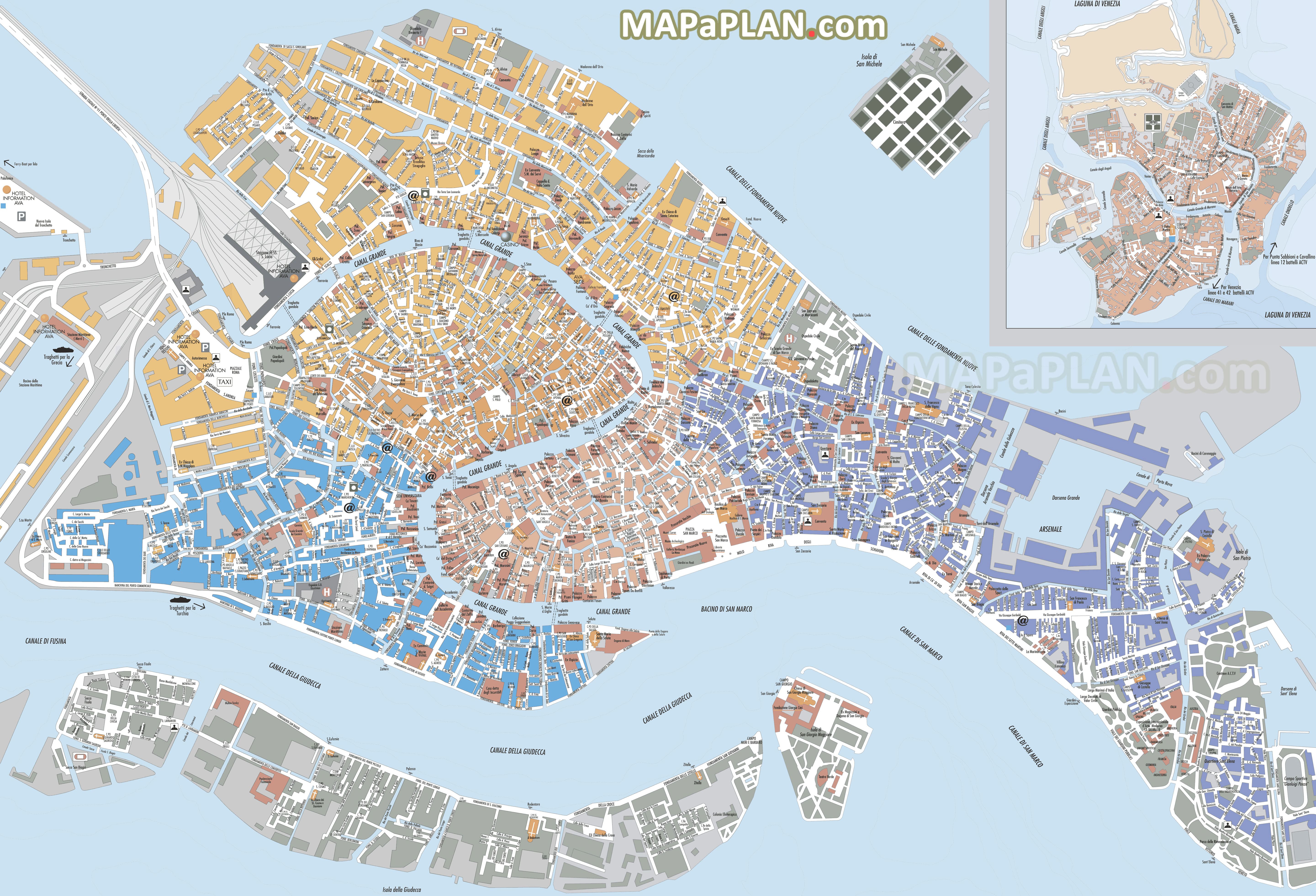 venise carte