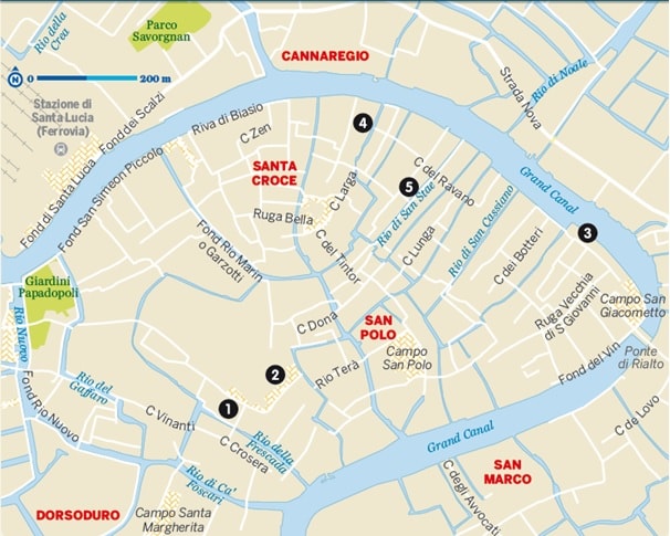 Carte Et Plan De Venise Tout Pour Organiser Au Mieux Votre Sejour Vivre Venise