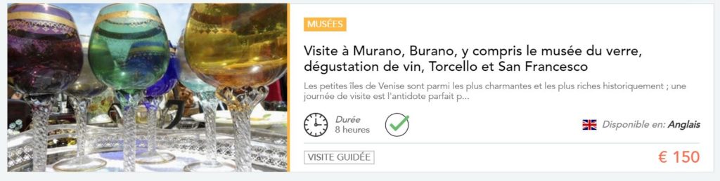 visite de Murano et du musée du verre